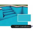 Liner piscine 75/100&egrave;me vert caraibes