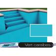 Liner piscine 75/100&egrave;me VERNIS vert cara&iuml;be -  2010