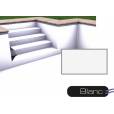 Liner piscine 85/100&egrave;me blanc