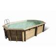 Piscine en bois Nortland OCEA de 400 x 610 x 130 cm