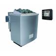 Po&ecirc;le sauna 9 KW Karibu - combi bio + pierres + commande - Karibu