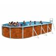 Piscine hors sol etnica ovale 731 x 366 cm x 120 cm H 