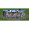 piscine hors sol en acier PROMO PIEDRA GRIS