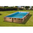 Piscine en bois Azura rectangulaire 350 x 650 x 126 cm H