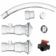 Kit baln&eacute;o pour piscine liner : 2 jets + vanne