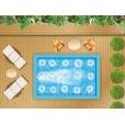 piscine en kit 4 x 2 m + nage &agrave; contre courant