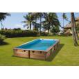 Piscine en bois Lin&eacute;a rectangulaire 500 x 800 cm
