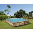 Piscine en bois Lin&eacute;a rectangulaire 500 x 500 cm