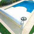 Volet manuel MANU hors sol pour piscine - abri blue