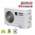 Pompe &agrave; chaleur piscine Dreamline hybride 10 + 6 KW - poolex