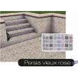 Liner piscine 75/100&egrave;me persia vieux rose