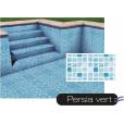 Liner piscine 75/100&egrave;me persia vert