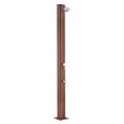 Douche solaire piscine Alu 32 L couleur bois