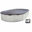 Bâche d'hiver piscine hors sol ovale
