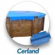 B&acirc;che hiver piscine bois Cerland WEVA BASIC 4.62 x 3.12 m - CERLAND