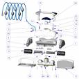 Pi&egrave;ces d&eacute;tach&eacute;es ROBOT CYBERNAUT NT - ZODIAC