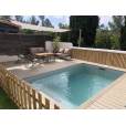 piscine en kit bloc polystyr&egrave;ne carr&eacute; 4 x 4 m ECO