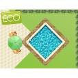 piscine enterr&eacute;e bloc polystyr&egrave;ne carr&eacute; 5 x 5 m ECO