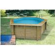 Piscine en bois Azura diam 410 x 120 cm