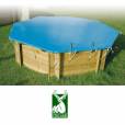 B&acirc;che hiver piscine bois Cerland octo 6.15 x 4.05 m - CERLAND