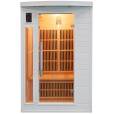 Sauna infrarouge Soleil Blanc 2 places - France sauna