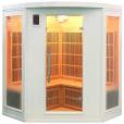 Sauna infrarouge Soleil Blanc 3 &agrave; 4 places  - France sauna