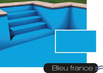 Liner piscine 85/100&egrave;me bleu France