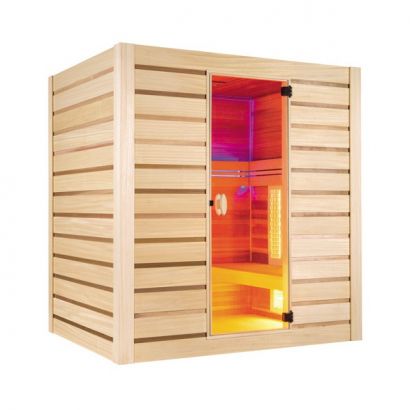 Sauna Hybrid Combi : vapeur + infrarouge - Holl's  - Distripool