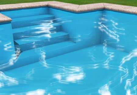 Liner piscine 75/100ème bleu France