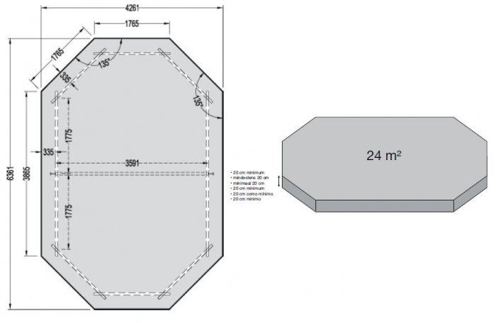 dalle beton ocea 400x610