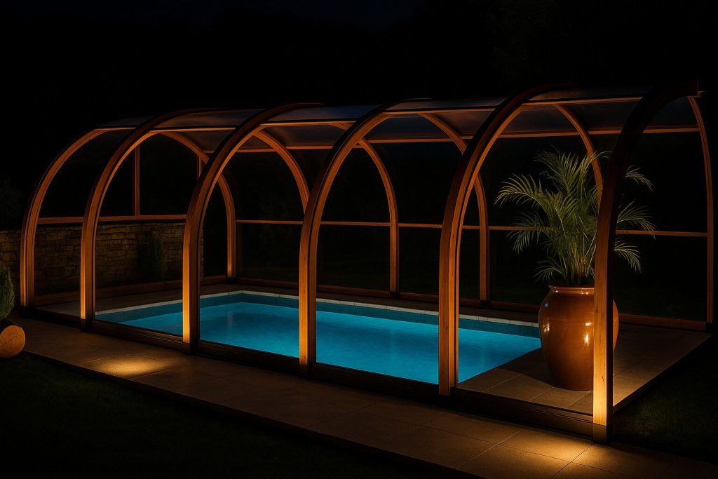 Abri piscine coulissant