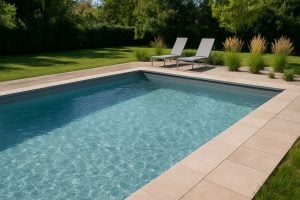 Liner piscine gris