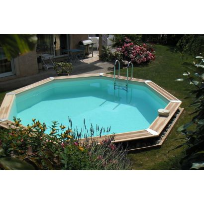 Piscine en bois Oca octogonale - Distripool