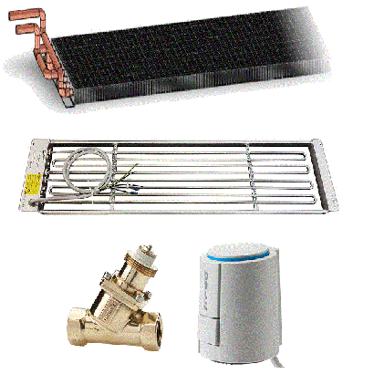 Batterie chauffage de l'air pour Déshumidificateur DOLCE CDP/CDF  - Distripool