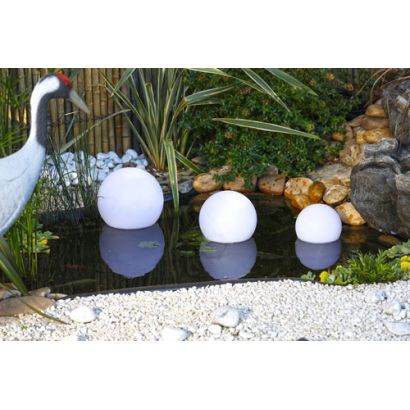 Boule lumineuse flottante : MultiBright solar  - Distripool