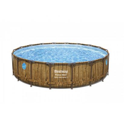 Piscine Bestway ronde Power Steel Swim Vista - Distripool