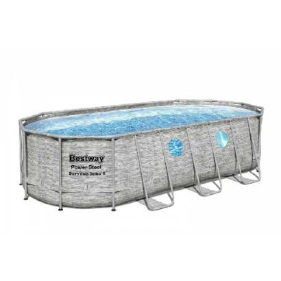 Piscine Bestway ovale  Power Steel Swim Vista - Distripool