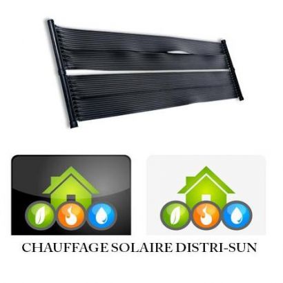 Chauffage piscine solaire 0.70 x 6.00 m - Distripool