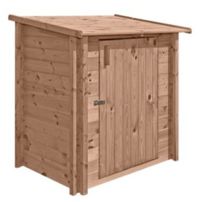 Local technique en bois pour piscine  - Distripool