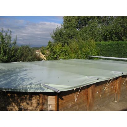 Bche  barres pour piscine bois Ubbink - Nortland - Distripool