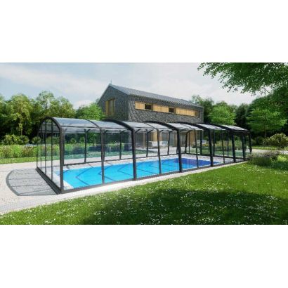 Abri piscine haut sur mesure CASABLANCA - Distripool