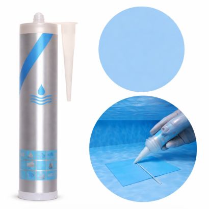 Kit r�paration liner piscine + colle sous eau - Distripool