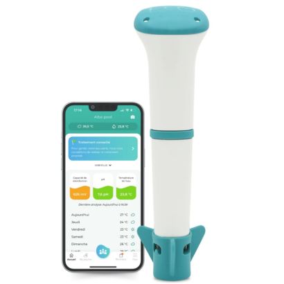 Iopool Analyseur d'eau EcO Start - Avec sonde et Appli - Distripool