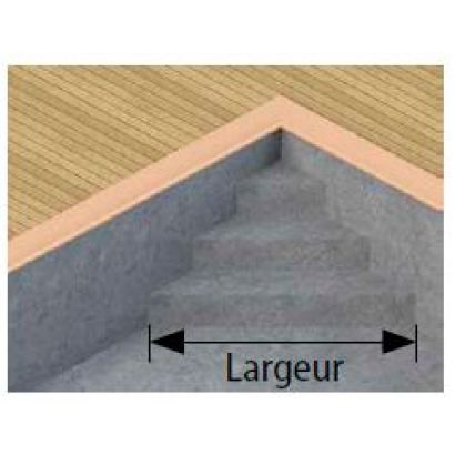 Forfait escalier d'angle droit simple - Distripool