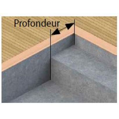 Forfait liner marche banquette >  1.00 m - Distripool