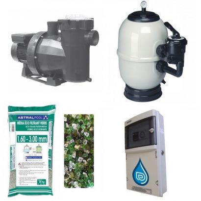 Kit filtration piscine Prestige Astral - Distripool