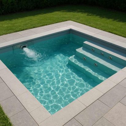Piscine en Kit bton LUXE : dition Sport & Balno - Distripool
