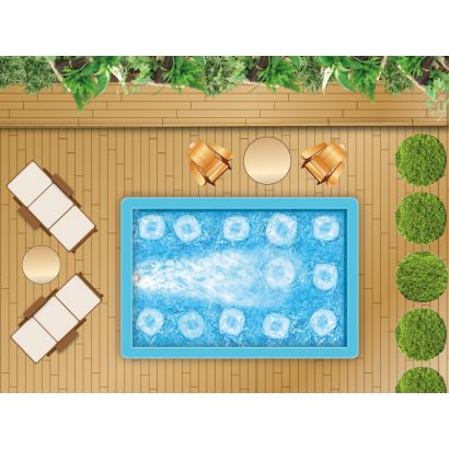 Piscine en Kit polystyrne LUXE Balno et NCC - Distripool