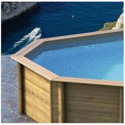 Piscine bois hors sol octogonale plusieurs dimensions disponibles