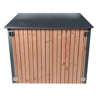 Local technique piscine en bois  LUNIQUE - Distripool